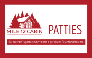 Mile 12 Cabin Patties Label